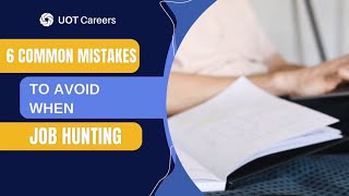 HOW TO SCALE YOUR JOB SEARCH MISTAKES TO AVOID WHEN JOB HUNTING Noncoding tech techjob uot [upl. by Arica]