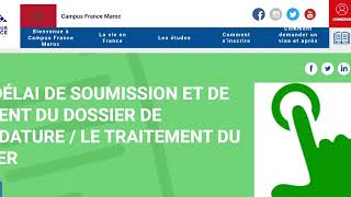 Campus France 2023  Paiement et soumission de dossier  Dernier délais [upl. by Codel]