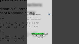 Simplifying Fractions How to Add Fractions with Different Denominators [upl. by Ahsiuq]