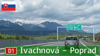 Slovakia D1 Ivachnová  Poprad [upl. by Gney]