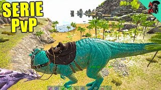 RAIDEO en SERVER OFICIAL  SERIE PvP ARK SURVIVAL EVOLVED [upl. by Bobbette]