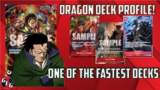 OP08 Red Dragon Deck Profile  GAMEPLAY  This deck has insane TEMPO  One Piece Card Game [upl. by Regine]