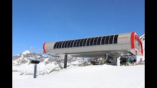 Bartholet Seilbahnen  6er Sesselbahn Corvatsch Curtinella Schweiz [upl. by Adnav]