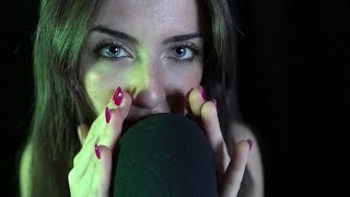 CLOSEUP ASMR Kisses mouth sounds unintelligible whispers [upl. by Otrebla]