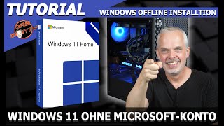 Windows 11 ohne Microsoft Konto installieren  Offlineinstallation ohne Internet Tutorial  DasMonty [upl. by Bagger]