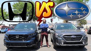 2025 Subaru Outback vs 2025 Honda CRV Is Honda or Subaru Best [upl. by Binky]