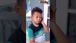 RAMBUT TIAN DI CUKUR SAMA AZKA😁🤣🙈 trending comedy humorsegar lucu funny shorts [upl. by Erdied]