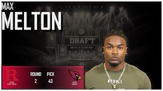 2024 NFL DRAFT Max Melton  Arizona Cardinals [upl. by Nole]