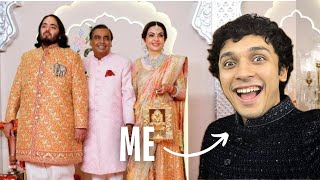 I WENT TO THE AMBANI WEDDING EXCLUSIVE VLOG [upl. by Einahpetse729]