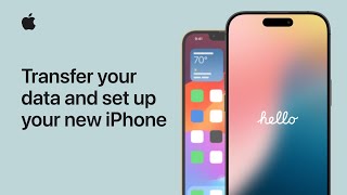 How to transfer your data and set up your new iPhone  Apple Support [upl. by Laurel]