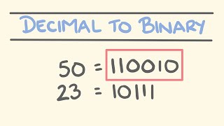 How to Convert Decimal to Binary [upl. by Margery578]