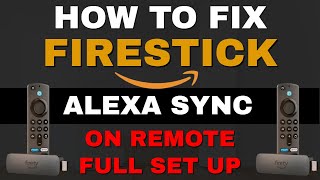 How to FIX ALEXA on FIRE STICK Remote 100 WORKING [upl. by Eeuqram836]