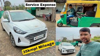 Hyundai GRAND i10 NIOS 2nd Service कितना खर्चा हुआ Mileage क्या देती है ये गाड़ी  CNG [upl. by Anaic]