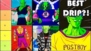 RANKING EVERY PICCOLO OUTFIT IN DRAGON BALL  Dragon Ball Drip Check [upl. by Sivahc]