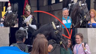 Unbelievable Moments Tourists’s Acts by king’s guards and horse guards [upl. by Reede733]