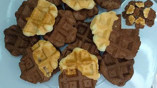 Connaistu Cette Recette Gaufres ou Galettes Congolaises au Chocolat gaufres cake [upl. by Asertal]