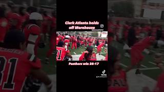 Clark tlanta holds off Morehouse to win 2817  espn hbcufootball hbcusports atl [upl. by Avin]