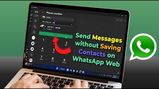 How to Send WhatsApp Message without Saving Contact Number  WhatsApp Web App [upl. by Safko]