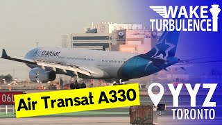 Air Transat A330 Butter Machine Landing at Toronto Pearson [upl. by Attenaj651]