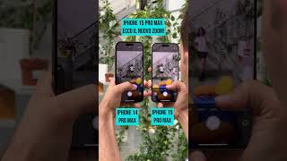 iPhone 15 Pro Max vs 14 Pro Max zoom a confronto shorts iPhone15series iPhone14ProMax [upl. by Golda]