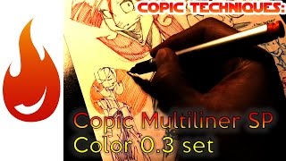 Using Color Copic Multiliner SP Pens for Drawing and Sketching [upl. by Taylor430]