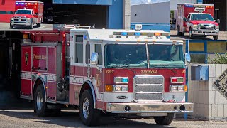 Tucson Fire Dept Engine 10Paramedic 10 amp Paramedic 4 Responding [upl. by Trent237]