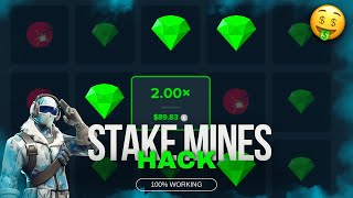 Stake Mines Predictor  Stake Strategy  Mines Hack Bot [upl. by Elgna]