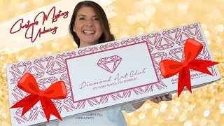 Whats in my Diamond Art Club Christmas Mystery Box [upl. by Filler]