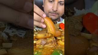 Porky chops with mukhbang mukbang eatingshow pork eating swoopnasagarvlog cute [upl. by Adnohr490]