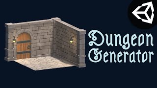 Procedural Dungeon Generator in Unity TUTORIAL [upl. by Amehsyt]