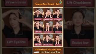 Face exercises  Face yoga  Facial exercises double chin  Face exercise for women  face body [upl. by Kcerb]