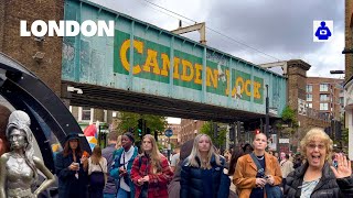 CAMDEN Market London walk 🇬🇧 Camden High Street  Street Food 🍔🥤🍪 Central London Walking Tour [upl. by Na]