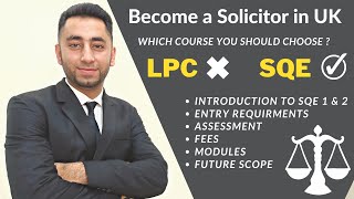 How To Become a Solicitor In The UK  SQE 1 and 2  Solicitor Qualification Exam  Study in UK [upl. by Yelsa569]