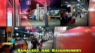 Samalkot And Rajahmundry Railway Station Visakha ExpressITZ VLOGGER PINTU [upl. by Storm]