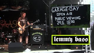 MOTÖRKID  LEMMY BASS ATTACK  GARAGEDAY RAMSEN 2024  MOTÖRHEAD COVER [upl. by Denn]