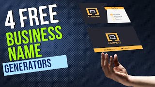 Business Name Generator  4 Free Methods [upl. by Alejo586]