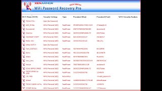 WiFi password recovery Free Software XENARMOR [upl. by Sabella]