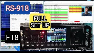 RS918 SDR QRP Transceiver  WSJTX  FULL SET UP amp TEST [upl. by Glovsky]