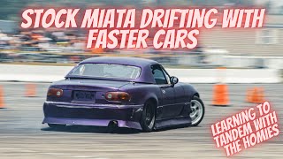 Stock Miata Drifting First Event At Local Track [upl. by Piegari]