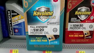 The Only Motor Oil to Buy Havoline Boxed Oils New Havoline Pro DS Full Synthetic [upl. by Grayce]