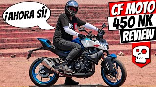 CF moto 450 NK Reseña con el propietario  Alets Go [upl. by Goldarina]