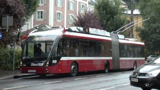 SALZBURG TROLLEYBUSES AUGUST 2013 [upl. by Nairb413]