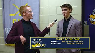 Dunnville Jr Mudcats Rookie Kyle Brocklebank interview with Kyle Chambers on his Birthday [upl. by Zarihs]