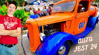 Frankenmuth Auto Fest 2024 I Block Party amp Street Rod Car Show [upl. by Meehar]