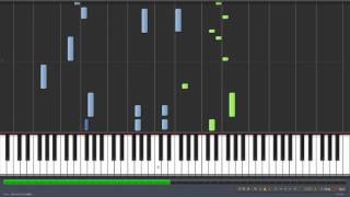 Sneaky Snitch  Kevin Macleod Piano Tutorial Synthesia [upl. by Aslehc]