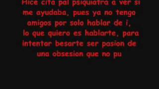 Aventura  Obsesion with lyrics  Spanish version [upl. by Merideth]