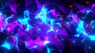 Geometric Bright Triangular Background video  Footage  Screensaver [upl. by Vinni375]