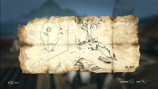 Assassins creed 4 Black flag treasure map Tulum 70405 722 [upl. by Nylasoj532]