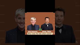 With Ellen’s empire and Jimmy’s charm who rules the talk show scene ellendegeneres jimmyfallon [upl. by Surazal]