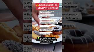 Kein Frühstück bei Insulinresistenz shorts [upl. by Ynnep]